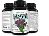 Natures Craft Liver Support Supplements with Milk Thistle 60 Capsules