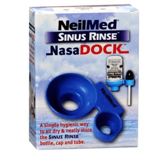 NeilMed NasaDock Dry Dock Drying Stand For Sinus Rinse Bottle Cap Tube