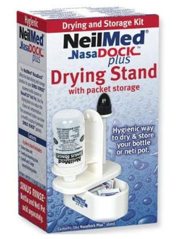 NeilMed Nasadock Plus Dry Dock Drying Stand for Neti Pot NasaFlo