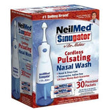 NeilMed Sinugator Cordless Pulsating Nasal Wash with 30 Premixed Packets