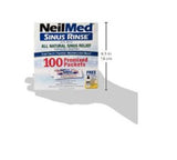 NeilMed Sinus Rinse All Natural Sinus Relief Refill 100 Premixed Packets