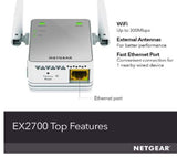 Netgear EX2700 Signal Booster WiFi Connection Range Extender