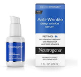 Neutrogena Ageless Intensives Anti Wrinkle Face Facial Moisturizer Serum with Retinol 1 fl. Oz 29 ML