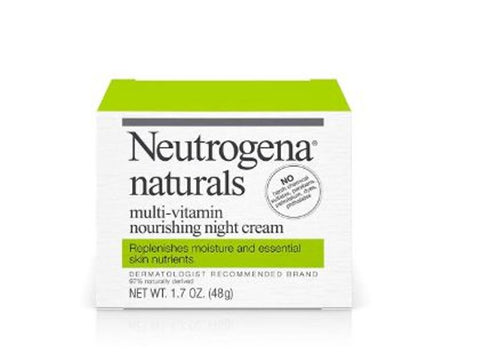 Neutrogena Naturals Multi-Vitamin Face Facial Moisturizer Night Cream 1.7 Oz 48 ML