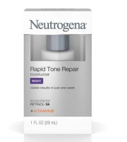 Neutrogena Rapid Tone Repair Face Moisturizer Night Cream 1 Fl Oz 29 ML