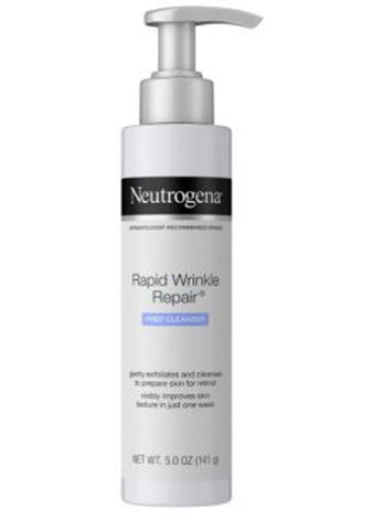 Neutrogena Rapid Wrinkle Repair Retinol Prep Facial Cream Cleanser 5 Oz 141 Gram