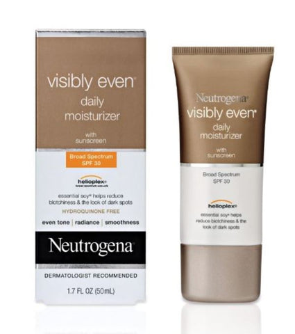 Neutrogena Visibly Even Face Moisturizer Day Cream SPF 30 1.7 Oz 50 ML