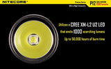 Nitecore P12 2015 Version Flashlight with 4 x Lithium Batteries