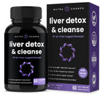 Nutra Champs Liver Cleanse Detox & Repair Formula 27-in-1 with Herbs Milk Thistle 60 Capsules