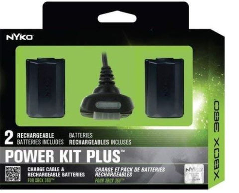 Nyko Power Kit Plus with Charger Cable and Rechargeable Batteries