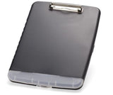 Officemate 83303 Slim Plastic Clipboard Storage Box Charcoal