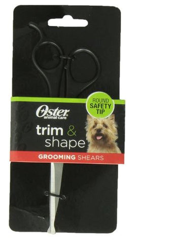 Oster Calm Trims Round-Tip Dog Cat Grooming Scissors Shears Trimmer