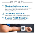 Omron BP4350 Gold Digital Wireless Bluetooth Wrist Blood Pressure BP Monitor Machine