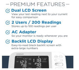 Omron BP5450 Platinum Digital Wireless Bluetooth Upper Arm Blood Pressure BP Monitor Machine