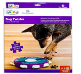 Outward Hound Nina Ottosson Dog Twister Advanced Dog Puzzle Dispensing Game Toy Purple