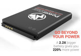 PowerBear LG V10 6500mAh Extended Battery With Cover