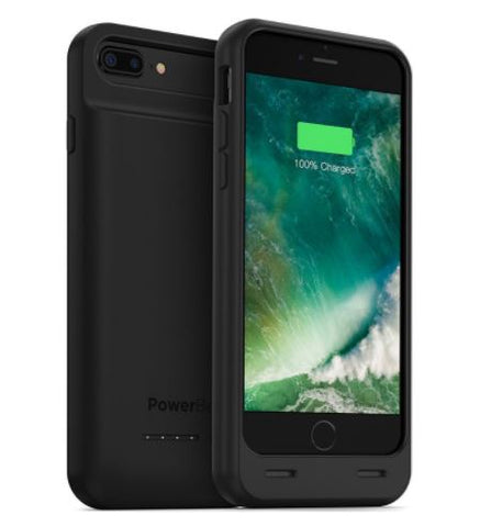 PowerBear iPhone 7 8 Plus 4000mAh Extended Battery Case Black