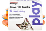Petstages Tower of Tracks 3 Levels of Play Moving Spinning Balls Kitty’s Cat Hunting Chasing Exercising Toys