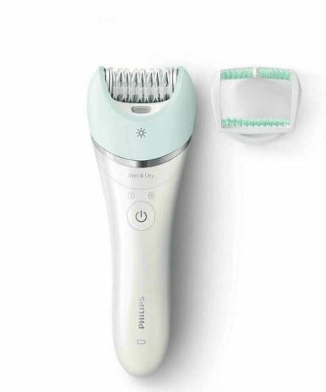 Philips BRE610/00 Satinelle Wet Dry Cordless Epilator Bikini Line Face Body Legs Hair Remover Removal Shaver Trimmer Razor