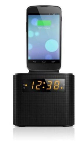 Philips AJ3200-37 Charger Charging Cradle Alarm Clock Radio iPhone Android