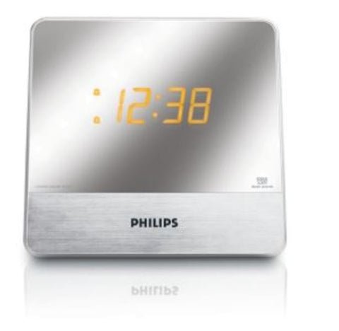 Philips AJ3231 Mirror Finish Digital Alarm AM FM Clock MP3 Radio