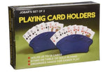 Jobar 2-Set Poker Playing Cards Fan Freestanding Holders Rack Stand