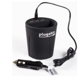 Plugable 3-Port 36W USB Charger Car Power Cup Holders