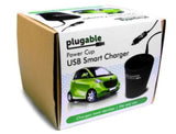 Plugable 3-Port 36W USB Charger Car Power Cup Holders