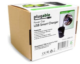 Plugable 3-Port 36W USB Charger Car Power Cup Holders