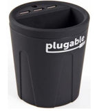 Plugable 3-Port 36W USB Charger Car Power Cup Holders