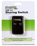 Plugable USB 3.0 2-Port Sharing Switch Device Docking Hub for Printer Scanner