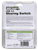Plugable USB 3.0 2-Port Sharing Switch Device Docking Hub for Printer Scanner