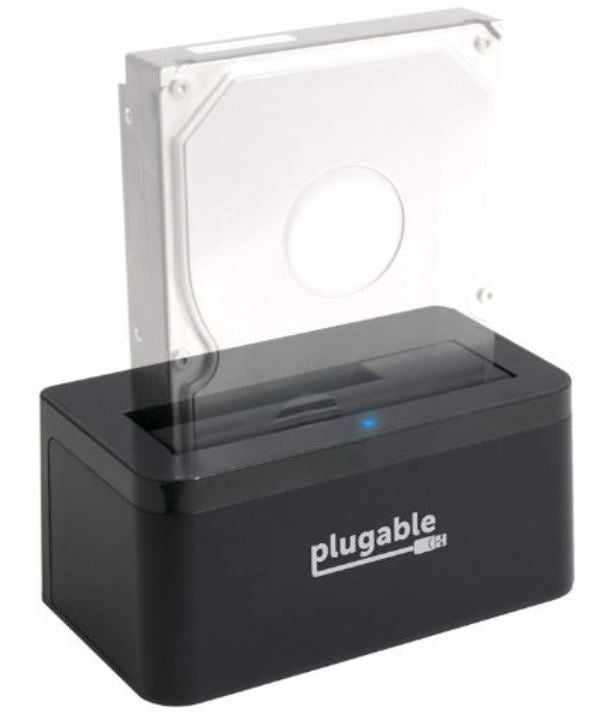 Plugable USBC-SATA-V SATA Upright Hard Drive SSD HDD Dock