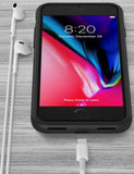 PowerBear iPhone 7 8 5000mAh Extended Battery Case Black