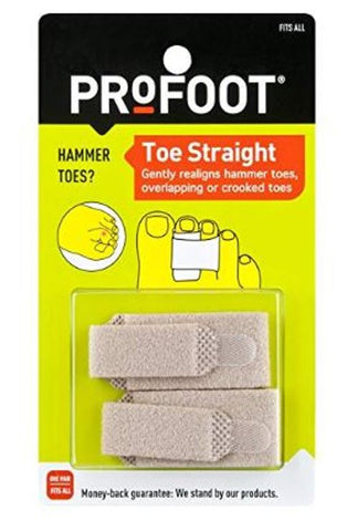 ProFoot Toe Straightener Wrap for Hammer Crooked Curled Overlapping Toes