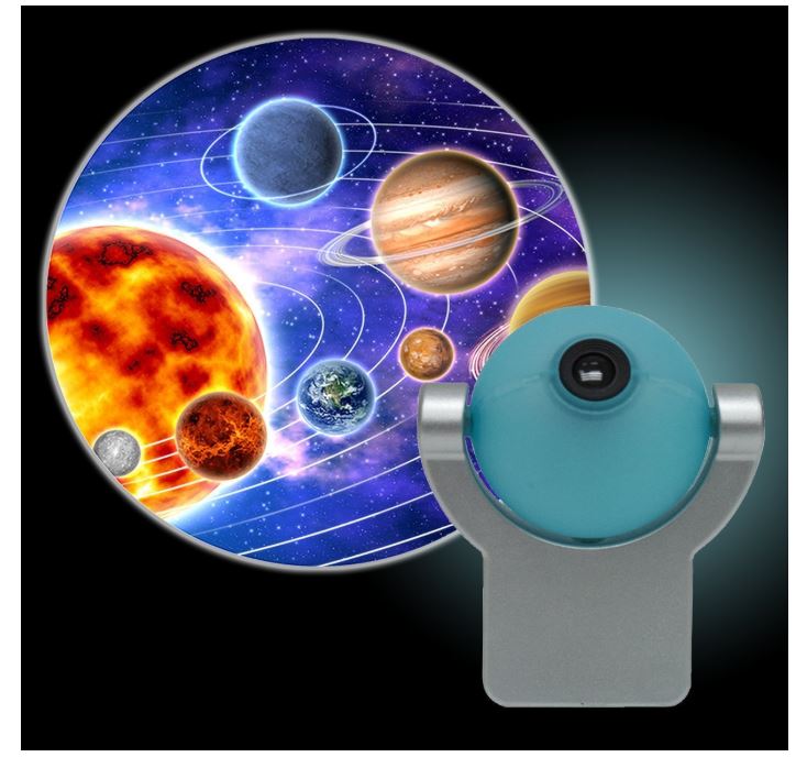 Projectables 11282 Projector Solar System LED Bedtime Night Light