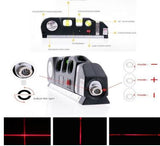 Qooltek Multi Purpose Laser Level Tape Measure 8 feet Ruler