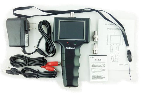 Riorand RRLC200 2.5 Inch LCD CCTV Camera Tester 12V