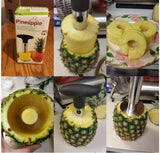 RuBiWo Fruit Pineapple Corer Slicer Stainless Steel Cutter Peeler