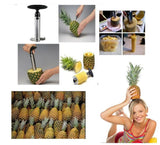 RuBiWo Fruit Pineapple Corer Slicer Stainless Steel Cutter Peeler