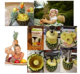 RuBiWo Fruit Pineapple Corer Slicer Stainless Steel Cutter Peeler