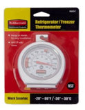 Rubbermaid FGR80DC Stainless Steel Refrigerator Freezer Thermometer