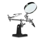 SE MZ101B Helping Hands Magnifying Glass Soldering Stand Tool