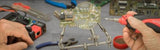SE MZ101B Helping Hands Magnifying Glass Soldering Stand Tool