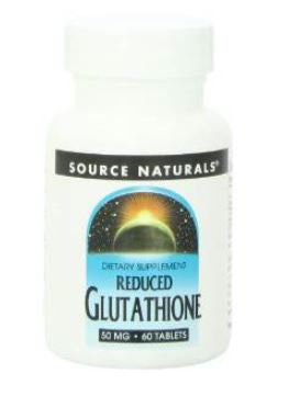 Source Naturals L-Glutathione 50mg, 60 Tablets