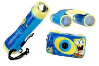 Spongebob Squarepants Camera Flashlight Binoculars Adventure Kit