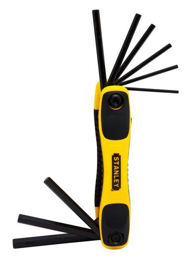 Stanley STHT71801 Folding SAE Hex Key 9 Piece Multi Tool