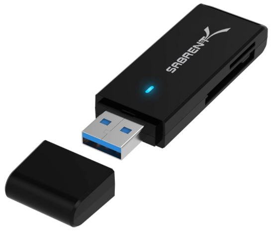 Sabrent CR-T2MS 2-Slot SD Card Reader and USB 3.0 Micro SD