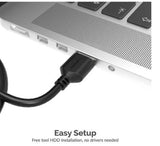 Sabrent EC-SSHD USB 3.0 to SSD 2.5-Inch Serial SATA I II III Hard Drive Adapter Cable