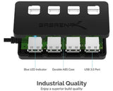 Sabrent HB-UM43 4-Port USB 3.0 Hub with Individual LED Power Switches